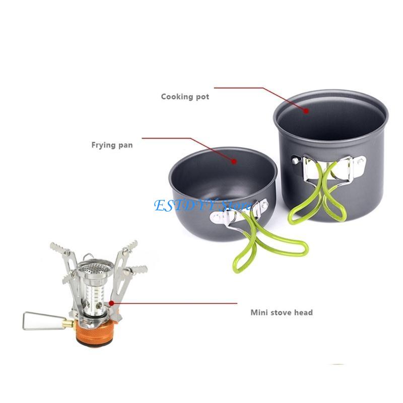 Camping Cooking Easy - G6DE Peralatan Masak Berkemah Set Panci