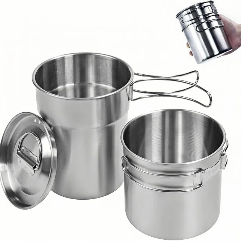 Camping Hiking Cooking - Cangkir Lipat untuk Berkemah, Mug, Panci,