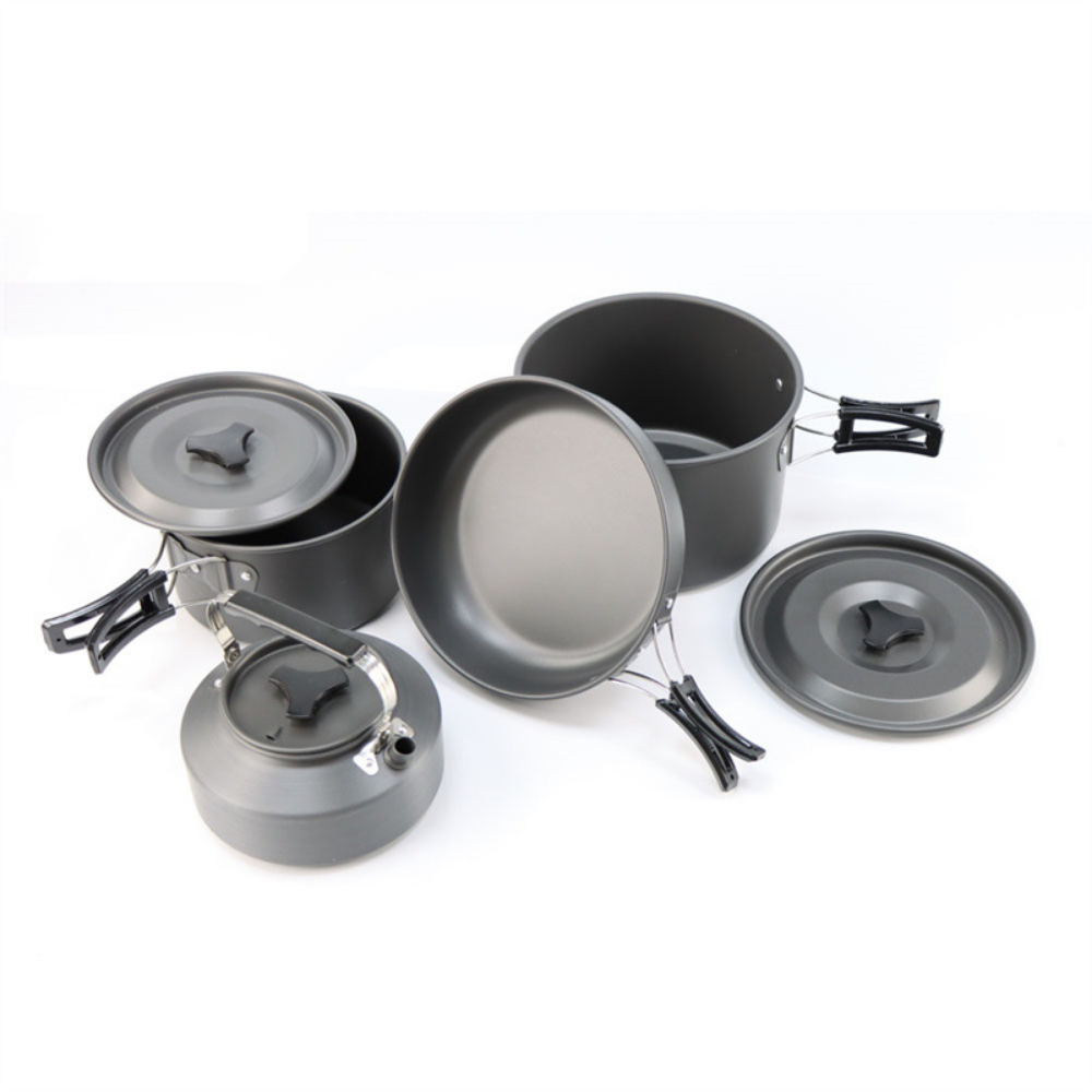 Camping Cooking Easy - Set Peralatan Masak Camping Aluminium Ringan