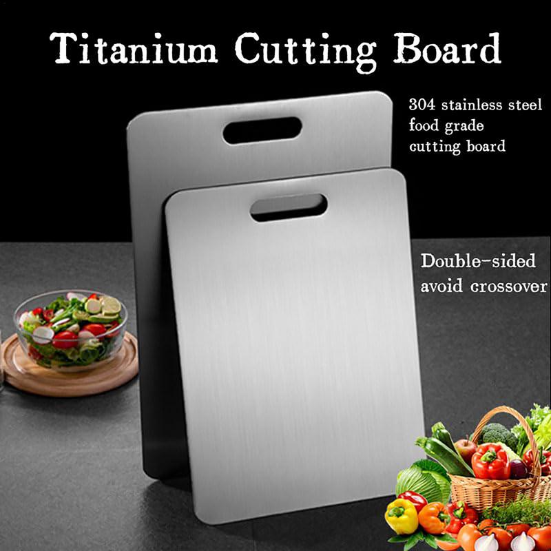 Camping Cooking Vegetables - Papan Pemotong dari Paduan Baja Tahan