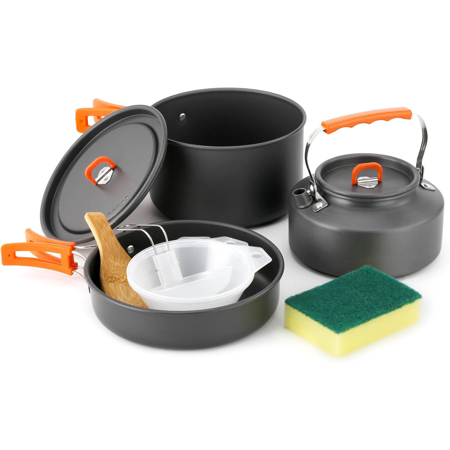 Camping Cooking Pots And Pans - Peralatan Masak Camping Set Panci dan