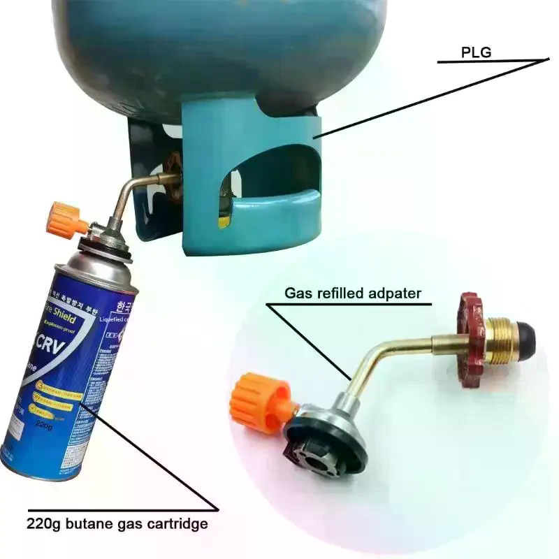 Camping Cooking Gas Stove - Adaptor Konektor Pengisian Tabung Gas Butana,