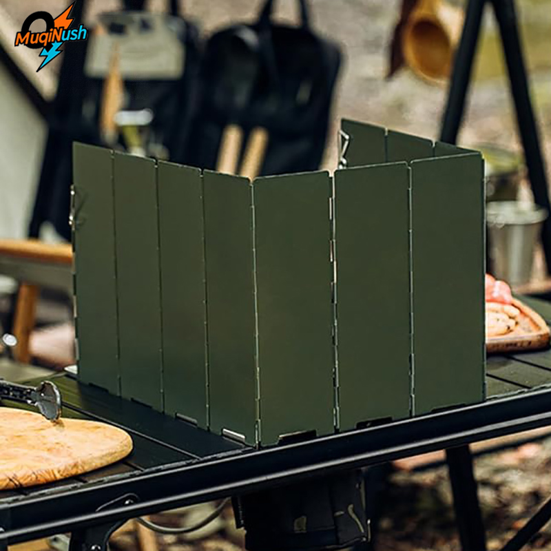 Camping Cooking Materials - MuqiNush Penahan Angin Ringan untuk Berkemah,