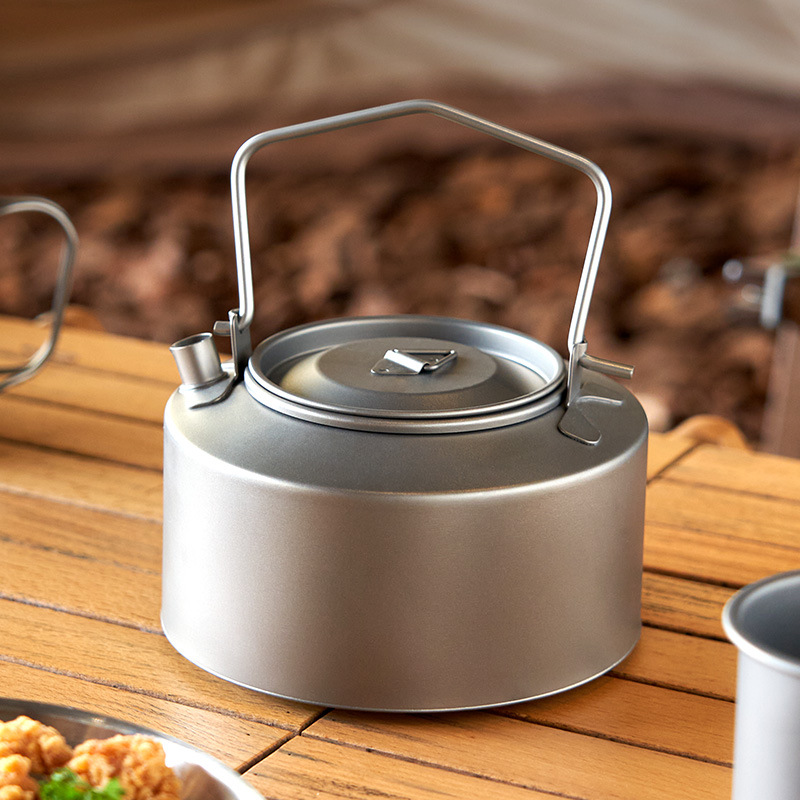 Camping Cooking Sets - Ketel Memasak Air Berkemah Ketel Titanium