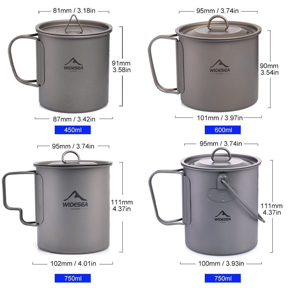 Widesea Mug Berkemah Cangkir T - Camping Cooking Trangia ulasan dan harga