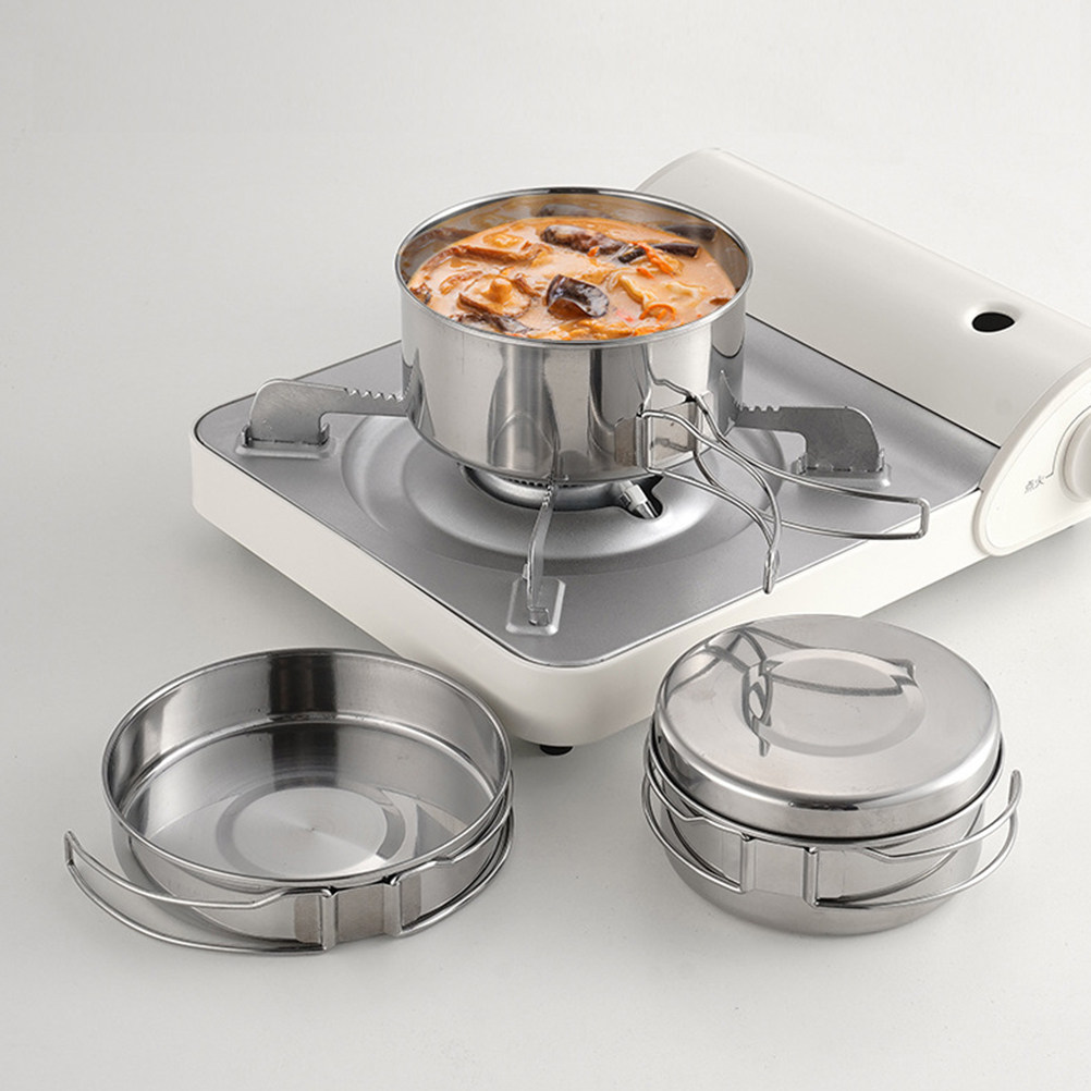 1Set Peralatan Masak Camping d - Camping Cooking Pots And Pans ulasan dan harga