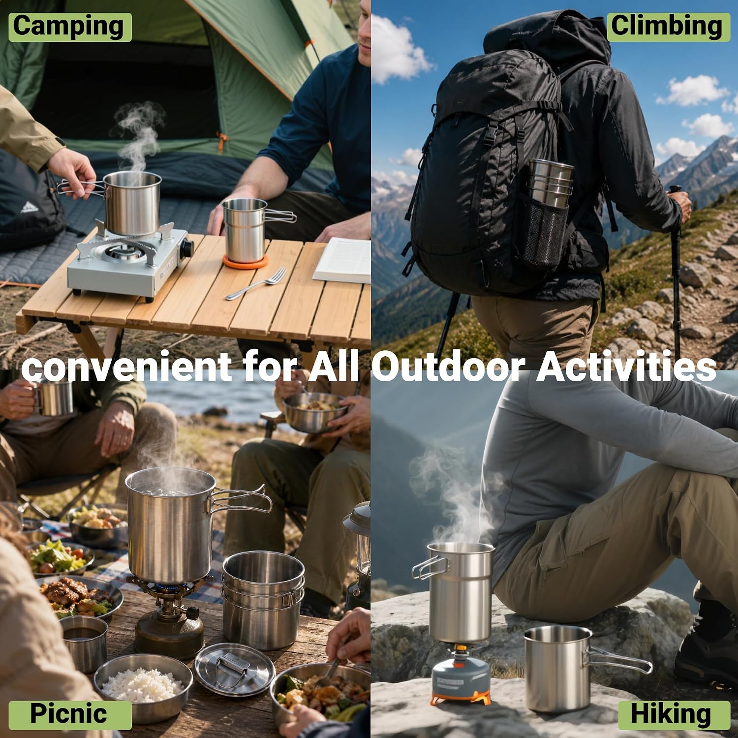 Cangkir Lipat untuk Berkemah,  - Camping Hiking Cooking ulasan dan harga