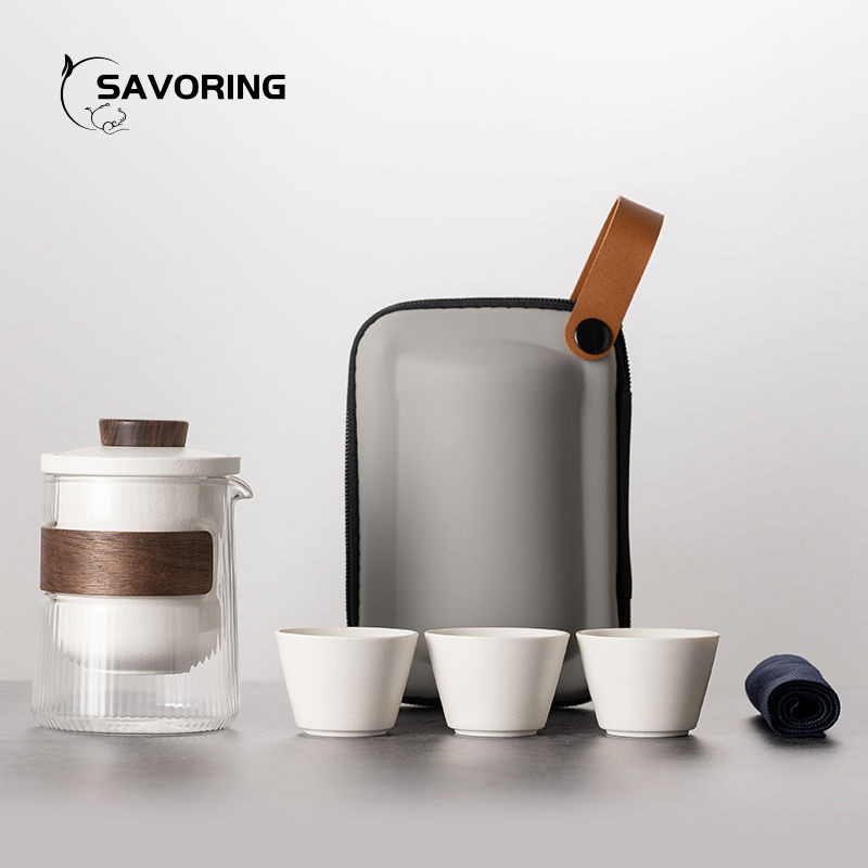 Set Teh Keramik Cina Sederhana - Camping Cooking Sets ulasan dan harga