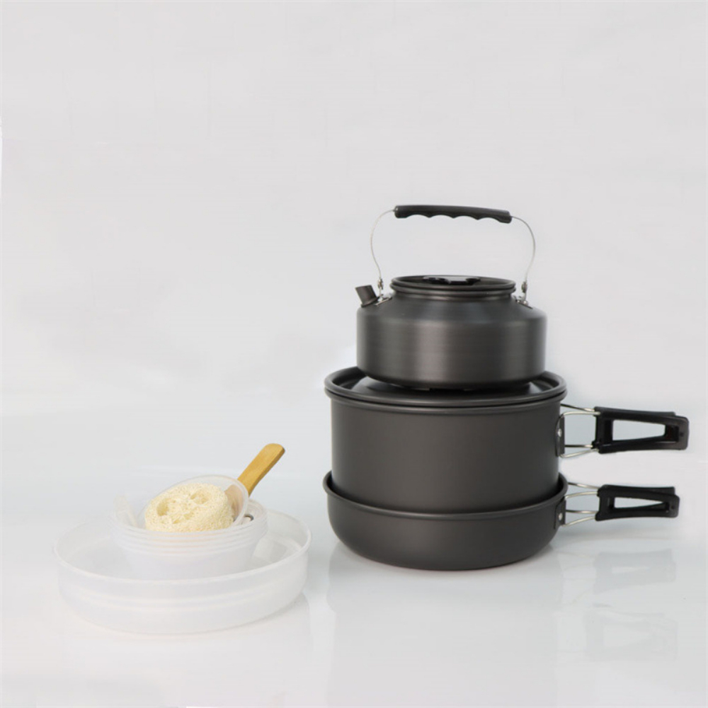 Set Peralatan Masak Camping Al - Camping Cooking Easy ulasan dan harga