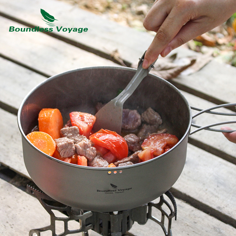 Panci Pengukus Titanium Voyage - Camping Cooking Pots And Pans ulasan dan harga