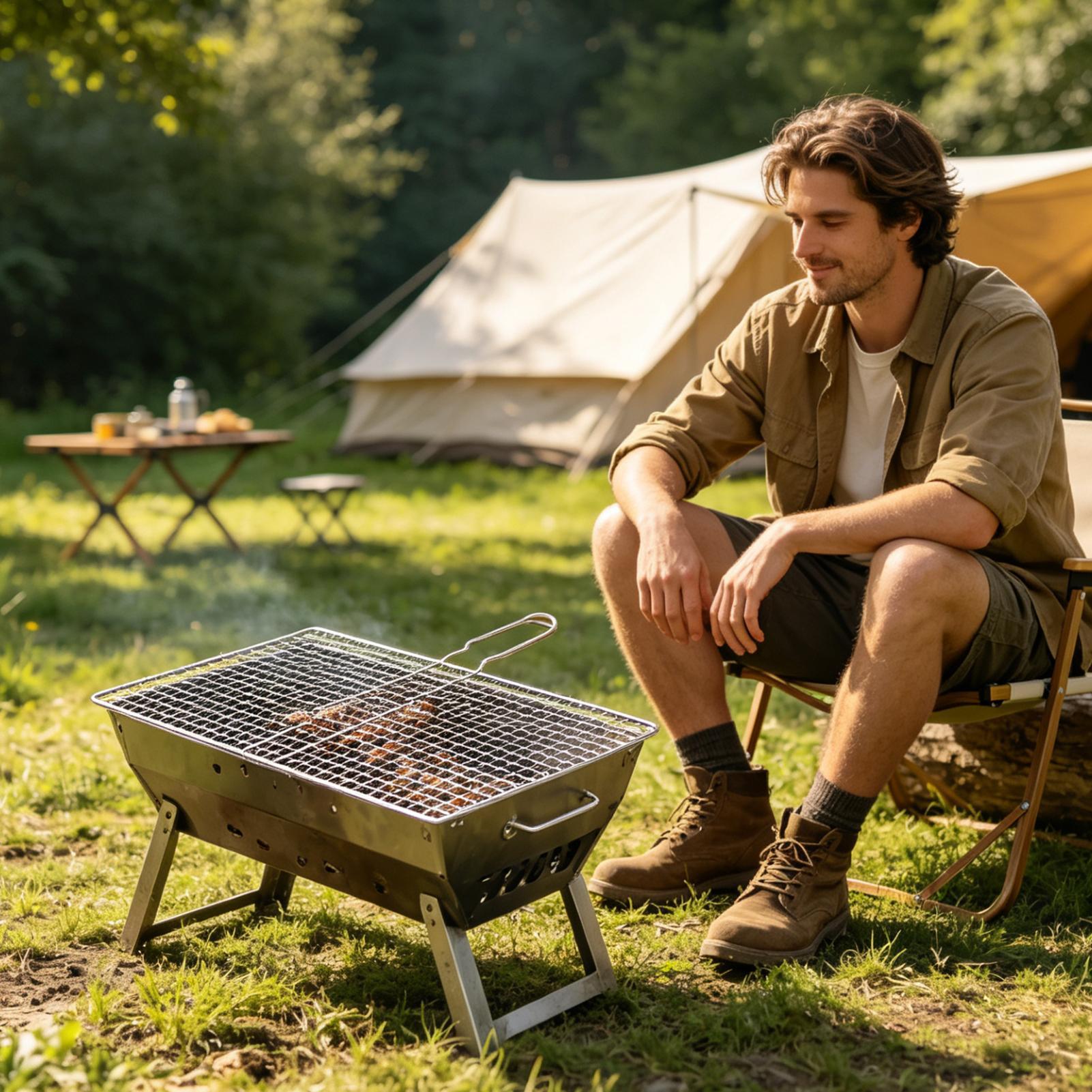 Keranjang Panggangan Sayuran B - Camping Cooking Vegetables ulasan dan harga