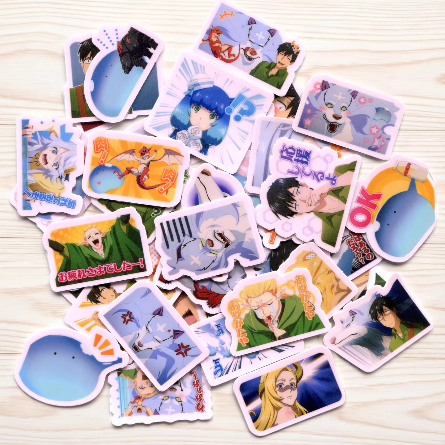 40pcs/pak Stiker tahan air 2-3 - Campfire Cooking With My Absurd Skill ulasan dan harga