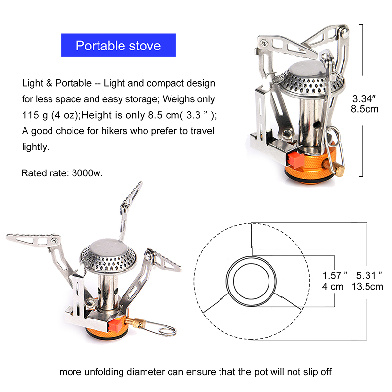 Kompor Gas Satu Tungku Widesea - Camping Cooking Easy ulasan dan harga
