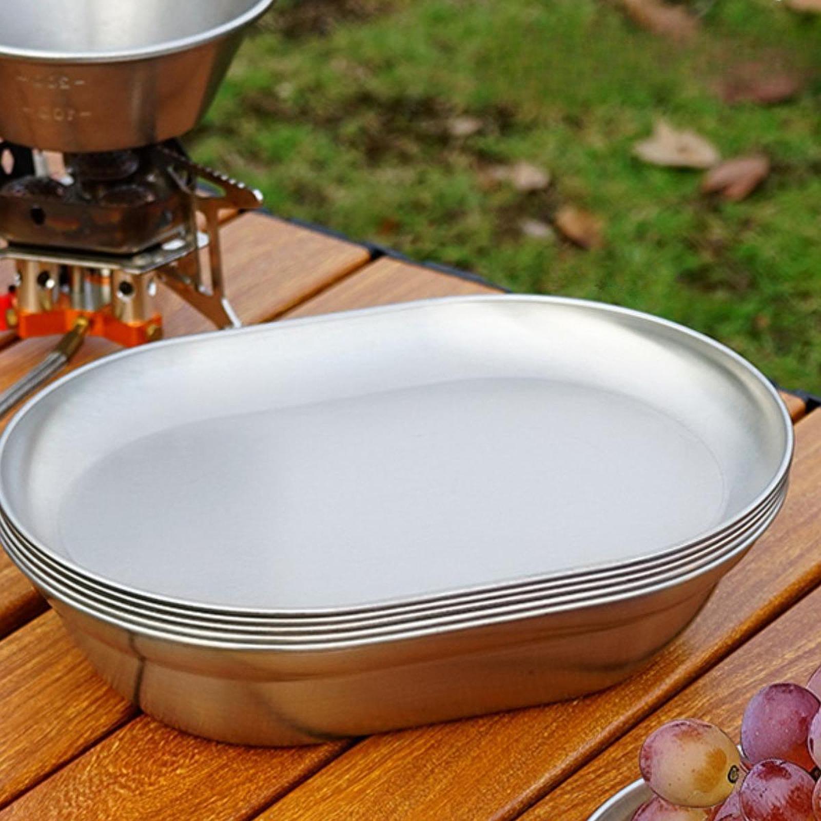 Piring Makan Stainless Steel u - Camping Cooking Easy ulasan dan harga