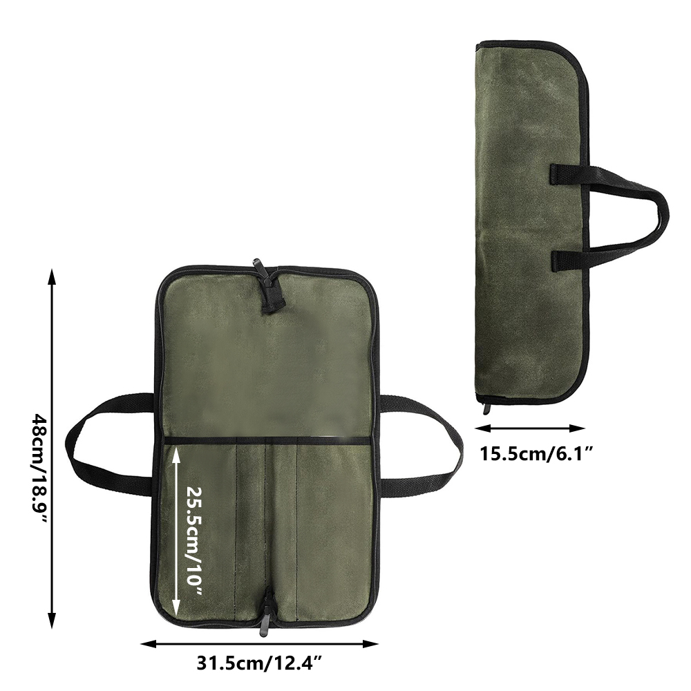 Tas Gulung Pisau Kanvas Berlap - Camping Hiking Cooking ulasan dan harga