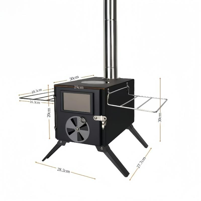 Kompor Kayu Bakar Baja Karbon  - Camping Cooking Easy ulasan dan harga