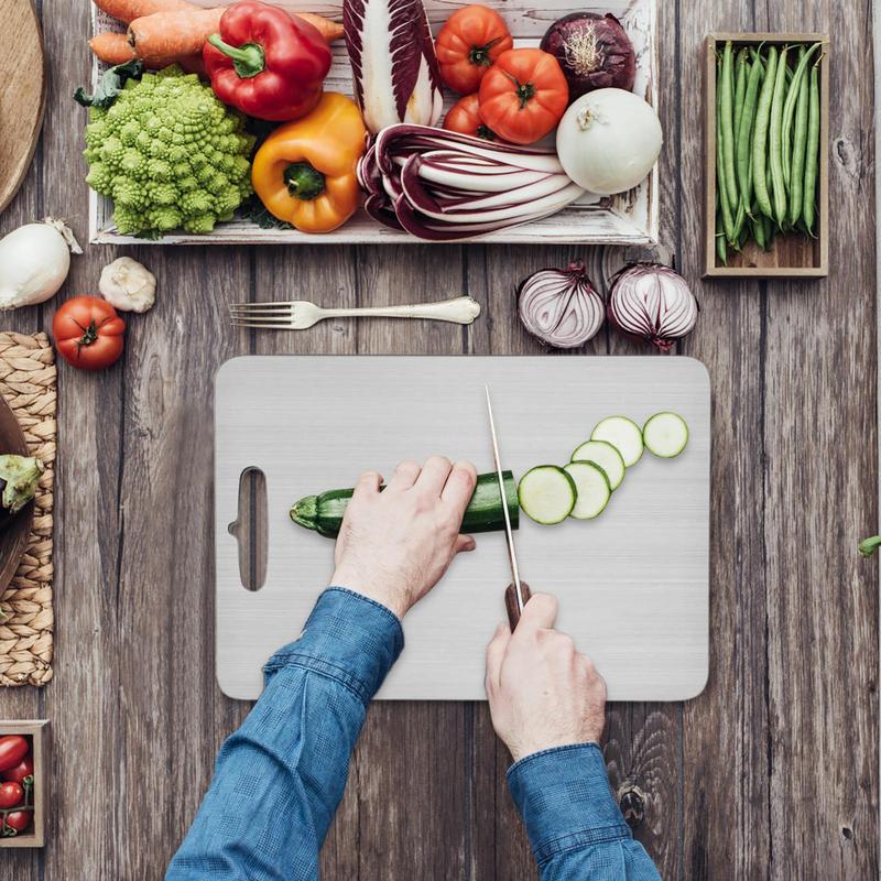 Papan Pemotong dari Paduan Baj - Camping Cooking Vegetables ulasan dan harga