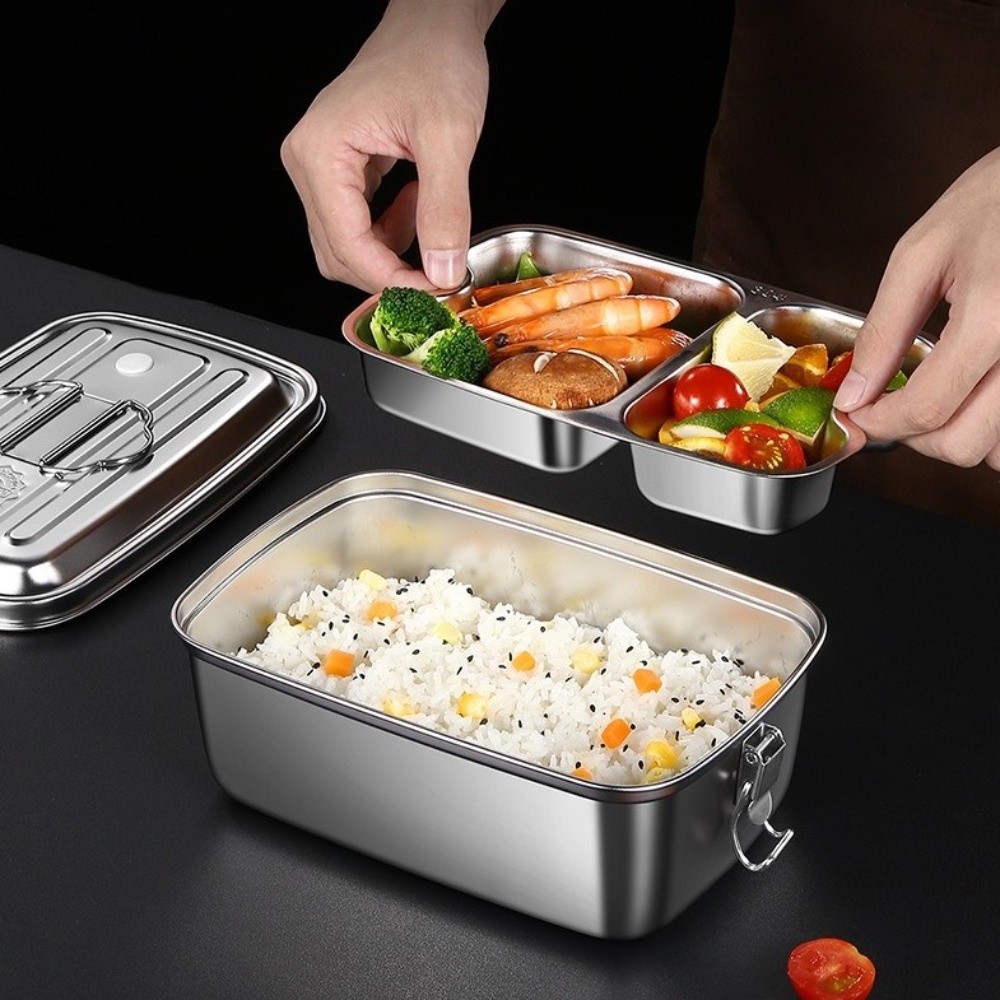 Kotak Makan Stainless Steel Du - Camping Cooking Box ulasan dan harga