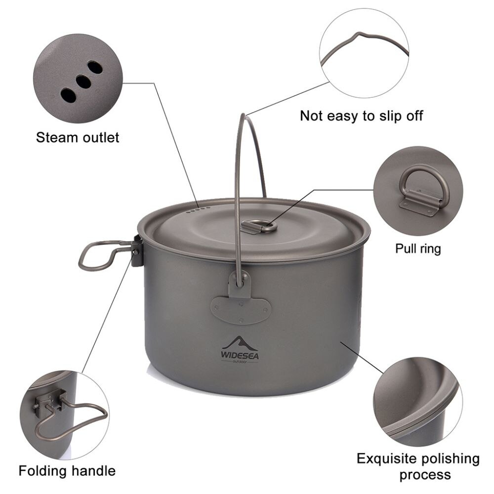 Layar Lebar peralatan makan be - Camping Cooking Pots And Pans ulasan dan harga