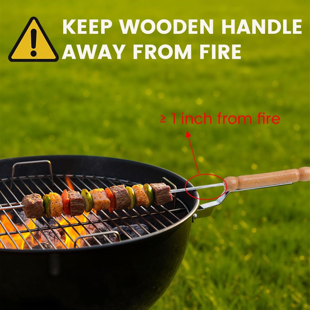 Tusuk Sate BBQ yang Dapat Digu - Camping Cooking Vegetables ulasan dan harga