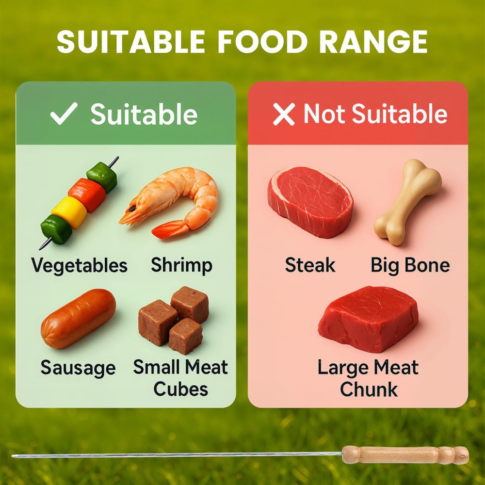 Tusuk Sate BBQ yang Dapat Digu - Camping Cooking Vegetables ulasan dan harga