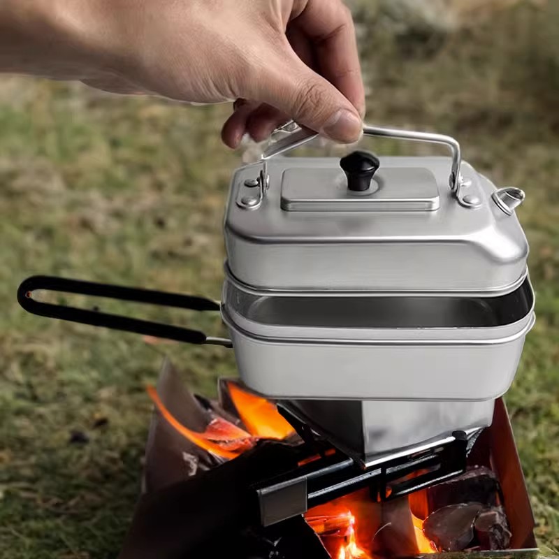 Ketel dapur ultra ringan porta - Camping Cooking Pots And Pans ulasan dan harga