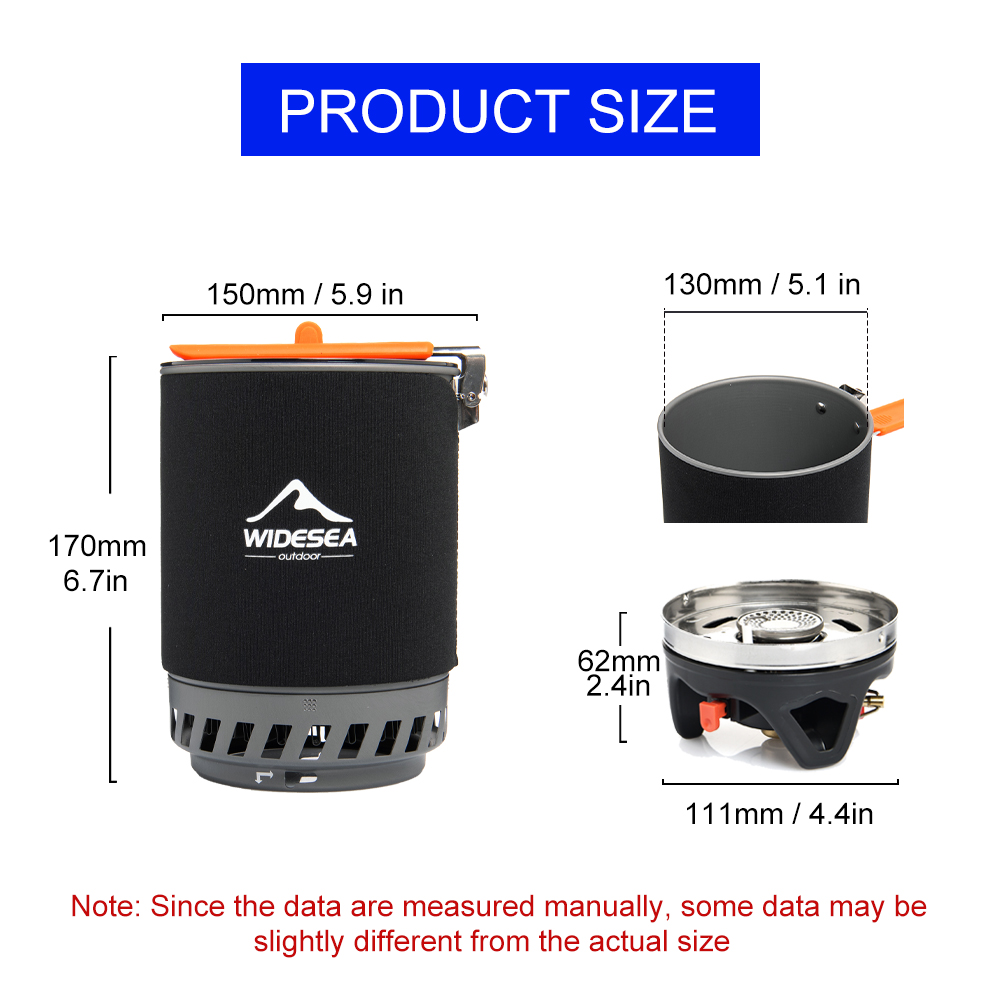 Sistem Memasak Camping Widesea - Camping Hiking Cooking ulasan dan harga