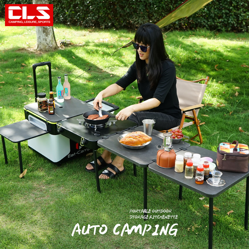 Meja Dapur Portabel untuk Berk - Camping Cooking Box ulasan dan harga