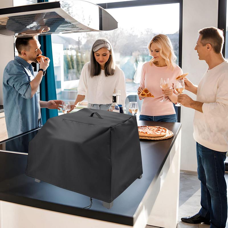 Penutup Oven Pizza 420D Tahan  - Camping Cooking Box ulasan dan harga