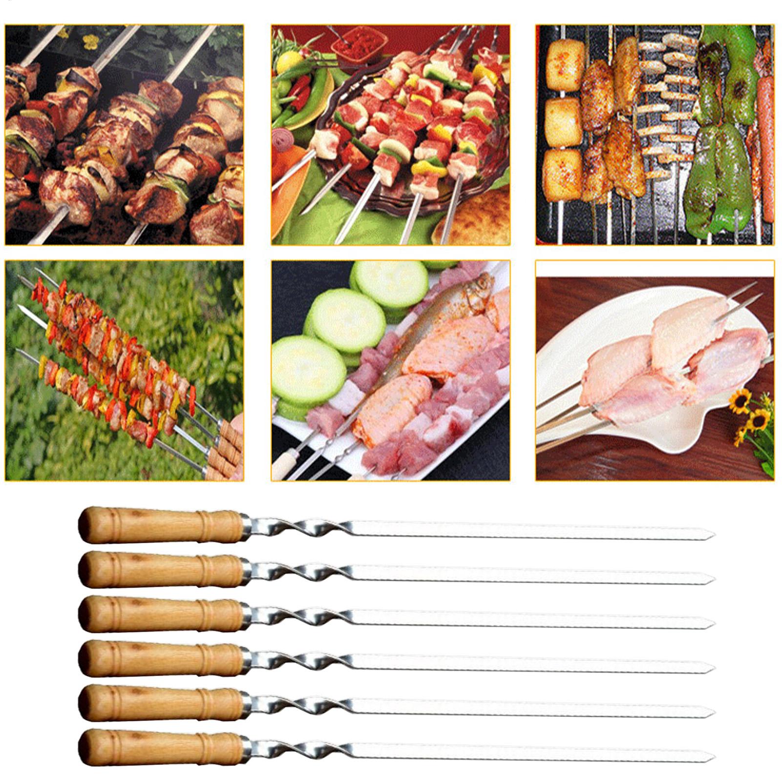 Tusuk Sate Memanggang Logam Tu - Camping Cooking Vegetables ulasan dan harga