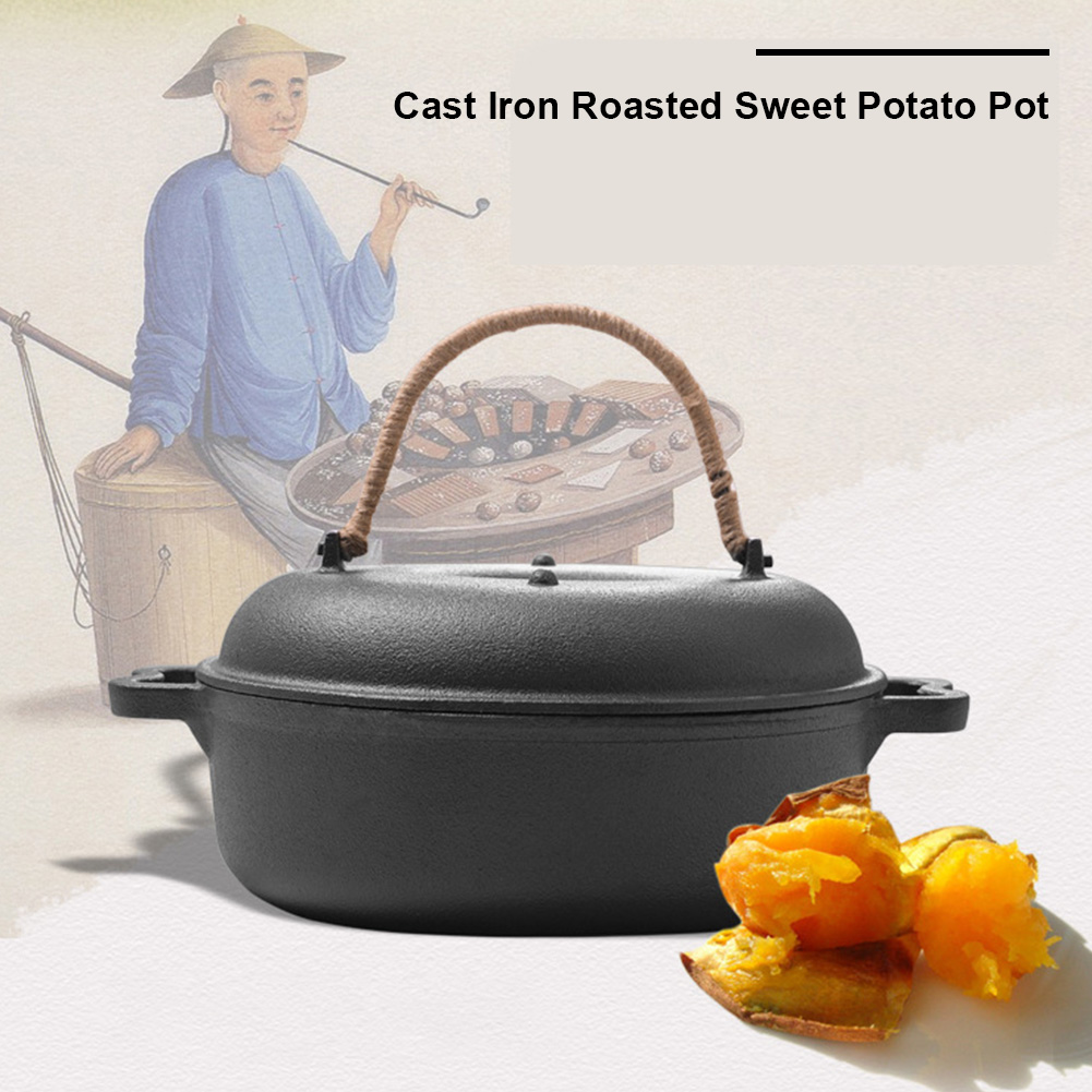 Wajan Kentang Manis Besi Cor 2 - Camping Cooking Vegetables ulasan dan harga