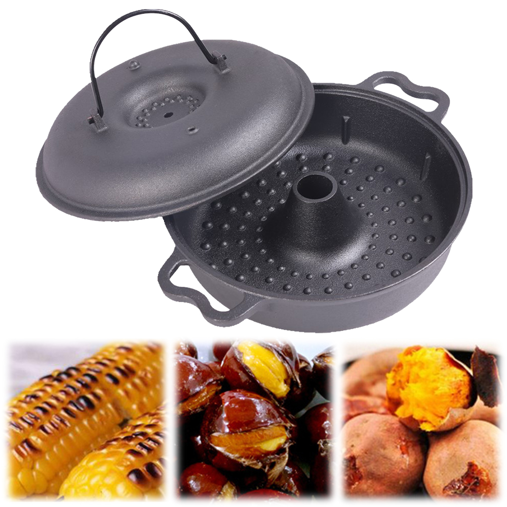 Wajan Kentang Manis Besi Cor 2 - Camping Cooking Vegetables ulasan dan harga