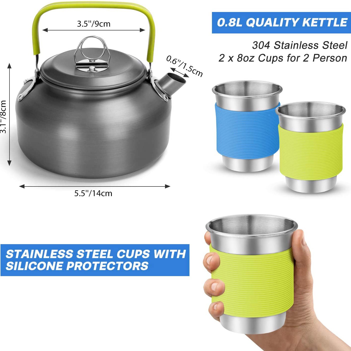 Set Peralatan Masak Camping Le - Camping Cooking Easy ulasan dan harga