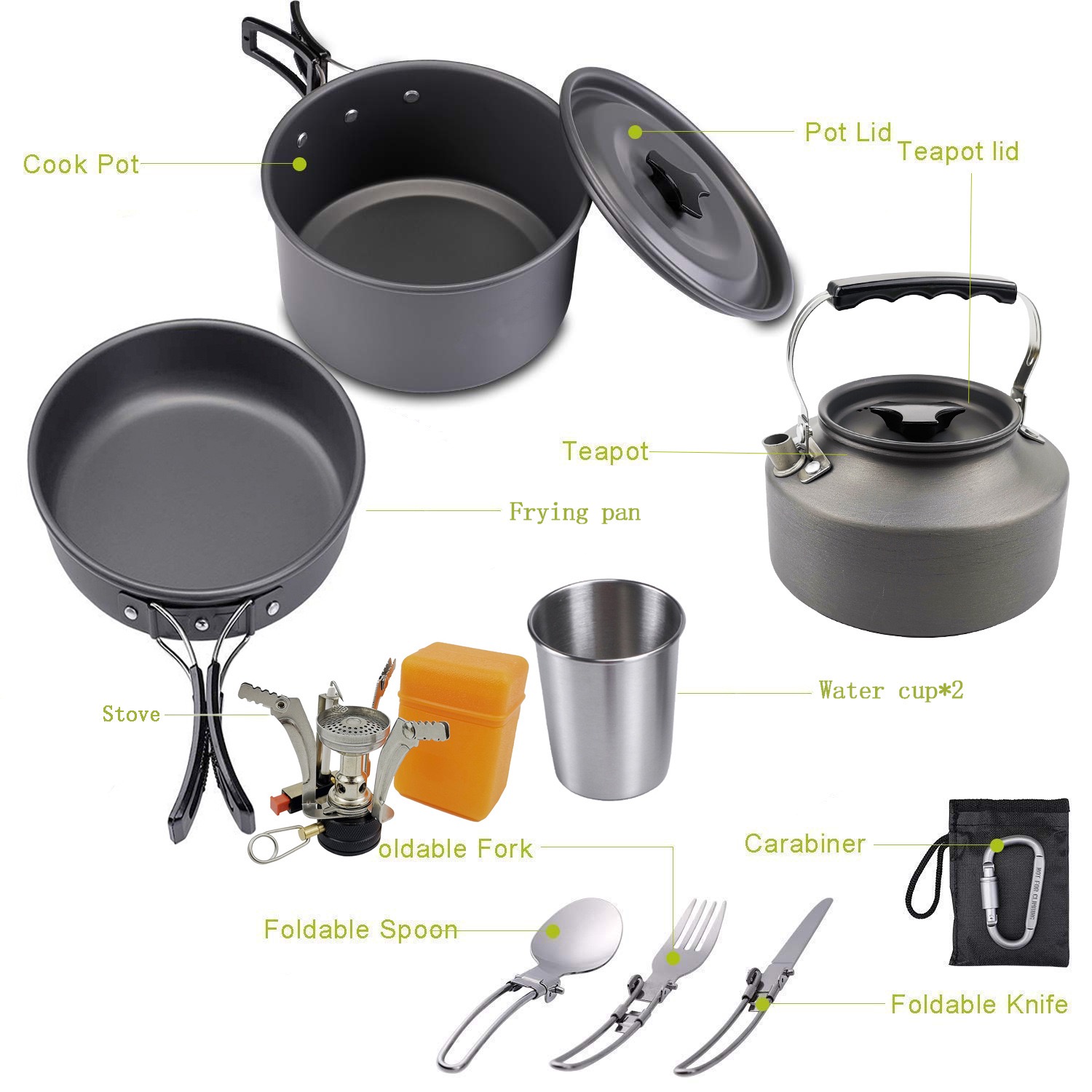 Set memasak berkemah luar ruan - Camping Cooking Vegetables ulasan dan harga