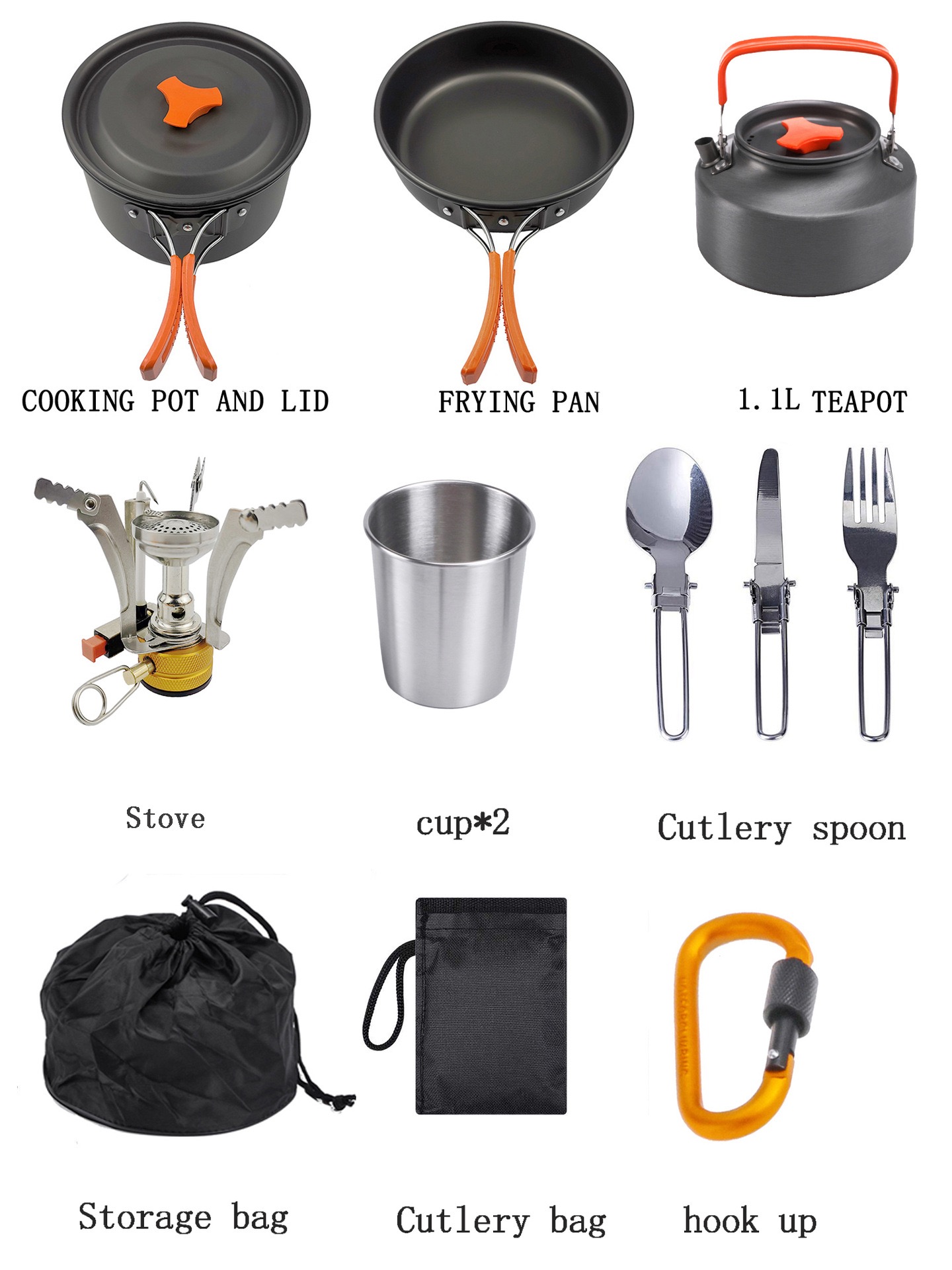 Set memasak berkemah luar ruan - Camping Cooking Vegetables ulasan dan harga