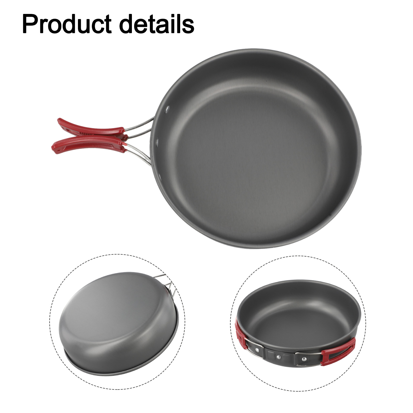 Wajan Lipat Pegangan Merah unt - Camping Cooking Materials ulasan dan harga