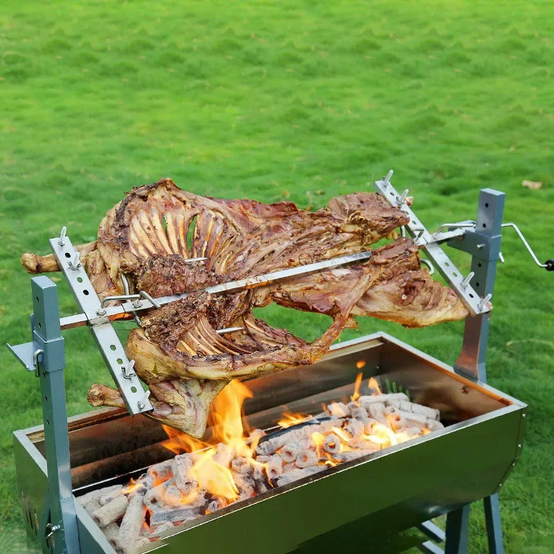 Stand Panggangan Berkemah Baja - Camping Cooking Materials ulasan dan harga