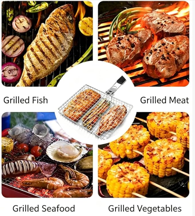 Keranjang Panggangan Besar Por - Camping Cooking Vegetables ulasan dan harga
