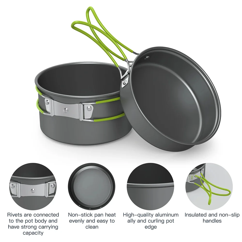 Set Peralatan Masak Outdoor un - Camping Cooking Materials ulasan dan harga