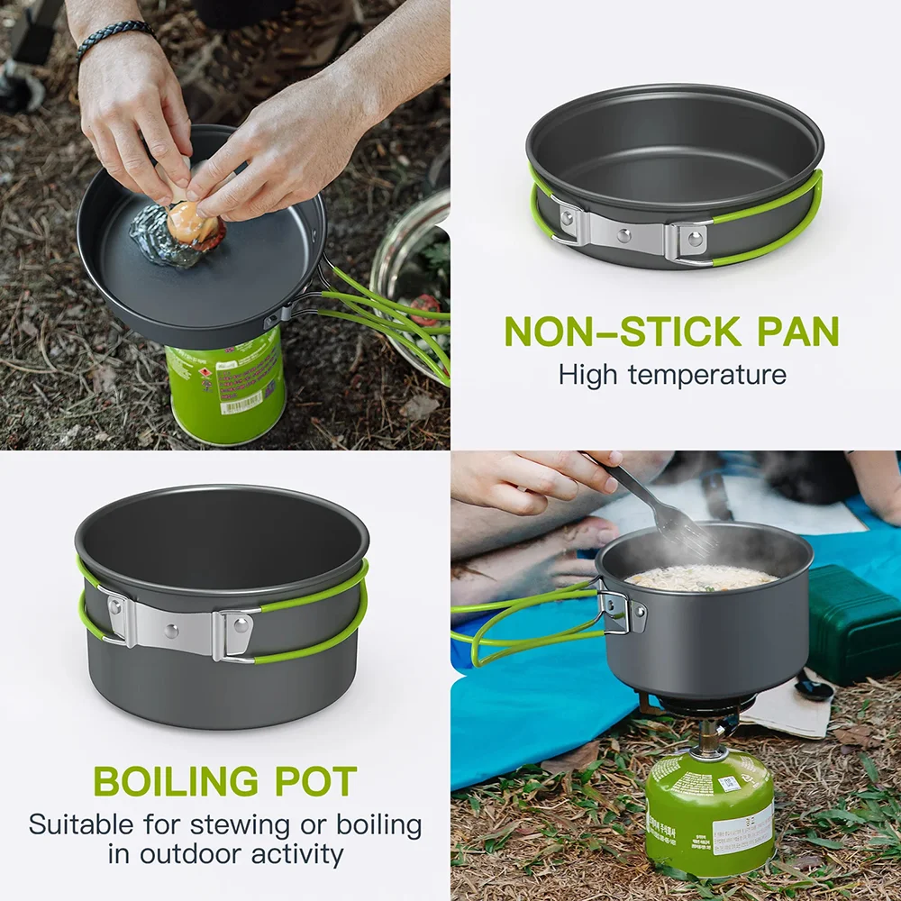 Set Peralatan Masak Outdoor un - Camping Cooking Materials ulasan dan harga