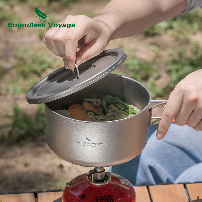 Ketel Kemah bahan Titanium tan - Camping Hiking Cooking ulasan dan harga