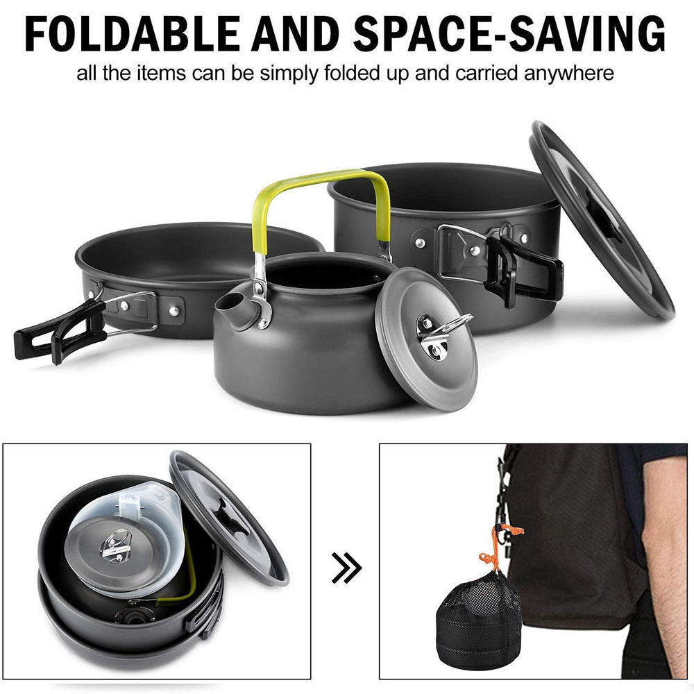 Set Peralatan Masak untuk Berk - Camping Cooking Sets ulasan dan harga