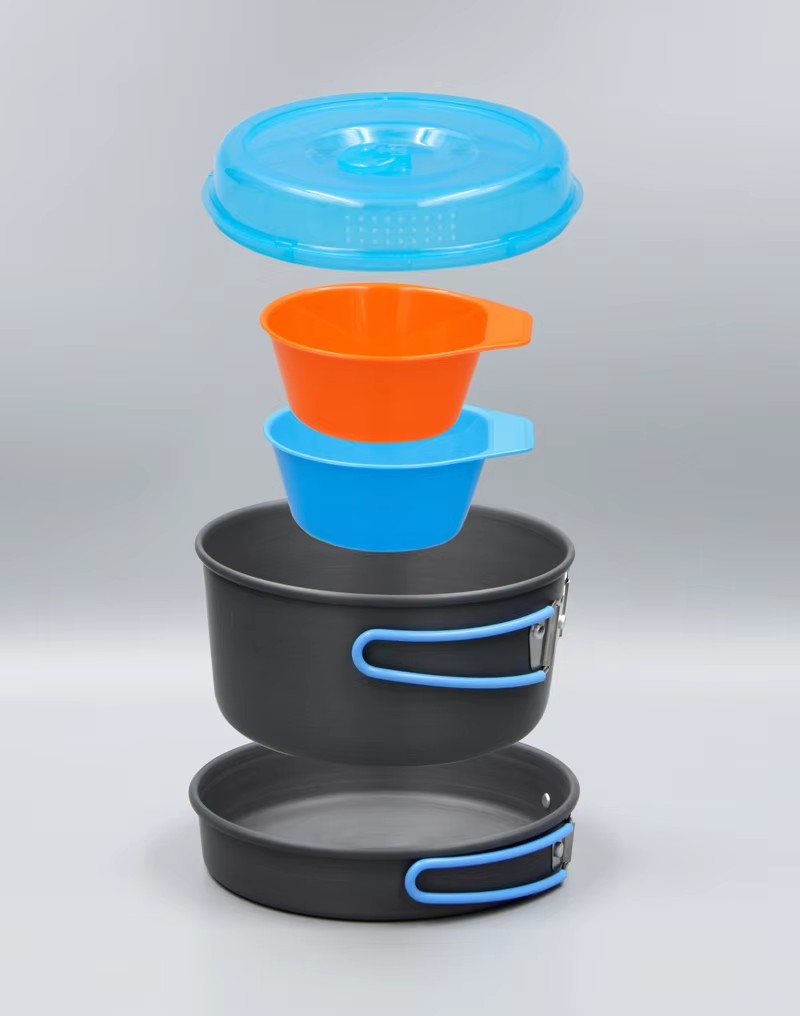 Peralatan Masak Berkemah Kit M - Camping Cooking Pots And Pans ulasan dan harga