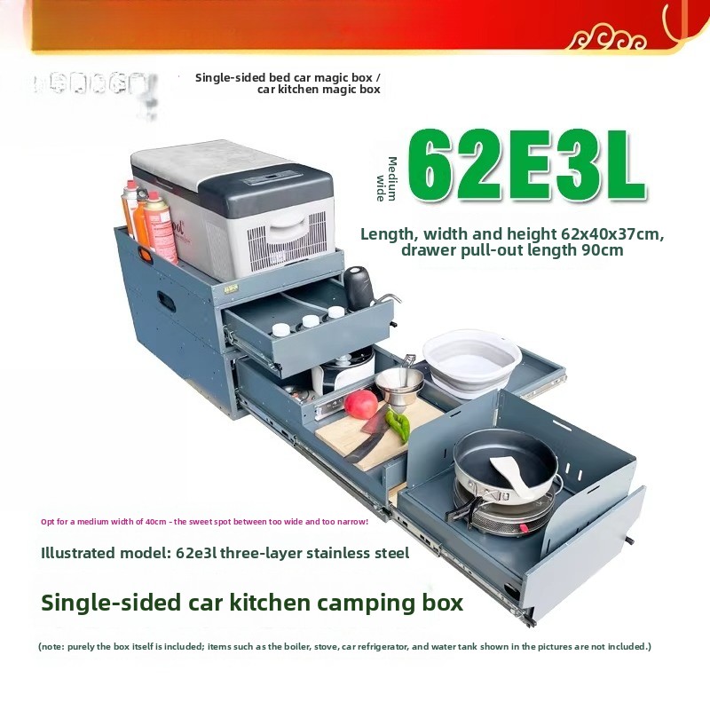 Kotak Dapur & Penyimpanan Port - Camping Cooking Box ulasan dan harga