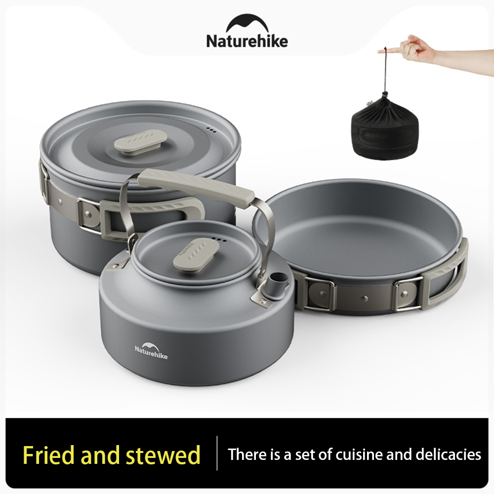 Naturehike Set panci luar ruan - Camping Hiking Cooking ulasan dan harga