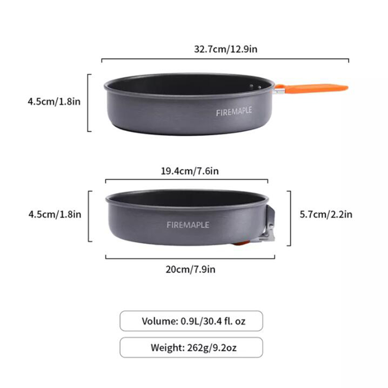 Wajan Penggorengan Maple Api,  - Camping Cooking Vegetables ulasan dan harga